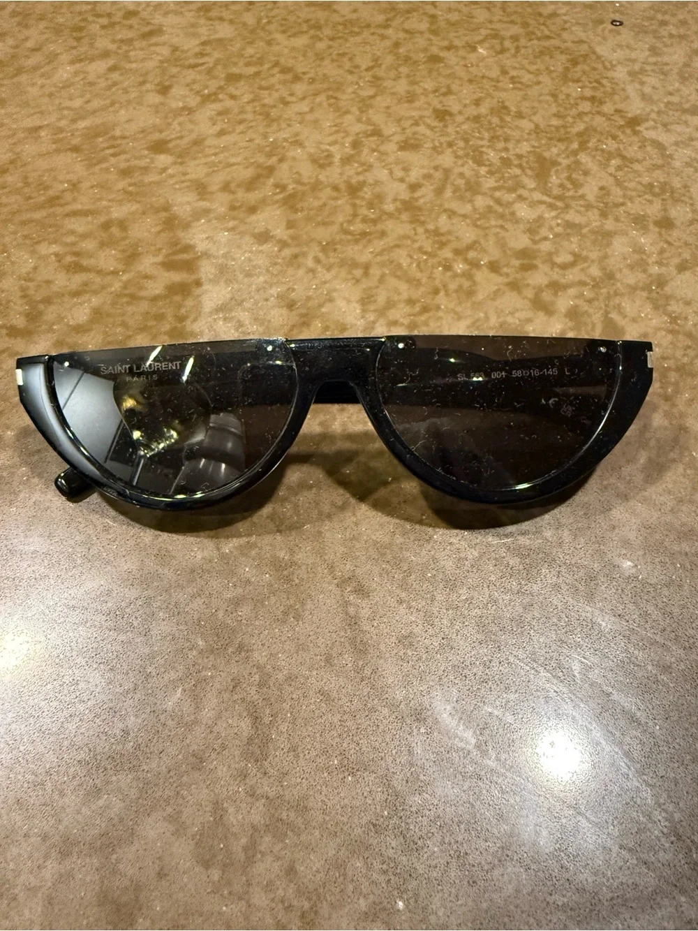 NEW SL563 001 SAINT LAURENT BLACK WOMEN SUNGLASSES SL 563 001 SAINT LAURENT